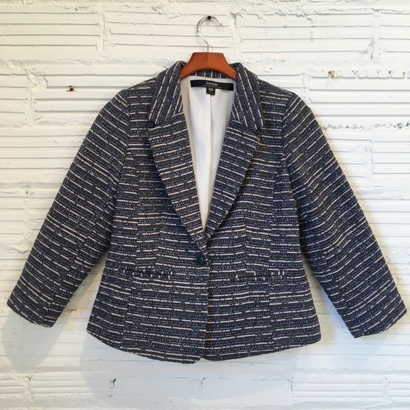 Kensie Jackets & Blazers - kensie Rebekah Tweed 3/4 Sleeve Blazer • M